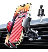 VANMASS Car Phone Holder Mount 2025 Upgraded [Patent Steel-Hook] Car Vent Phone Mount Clip Milita...