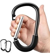 SURDOCA Stroller Hooks, 2Pcs Large Stroller Hooks for Bags, Universal Stroller Clips and Hooks, M...