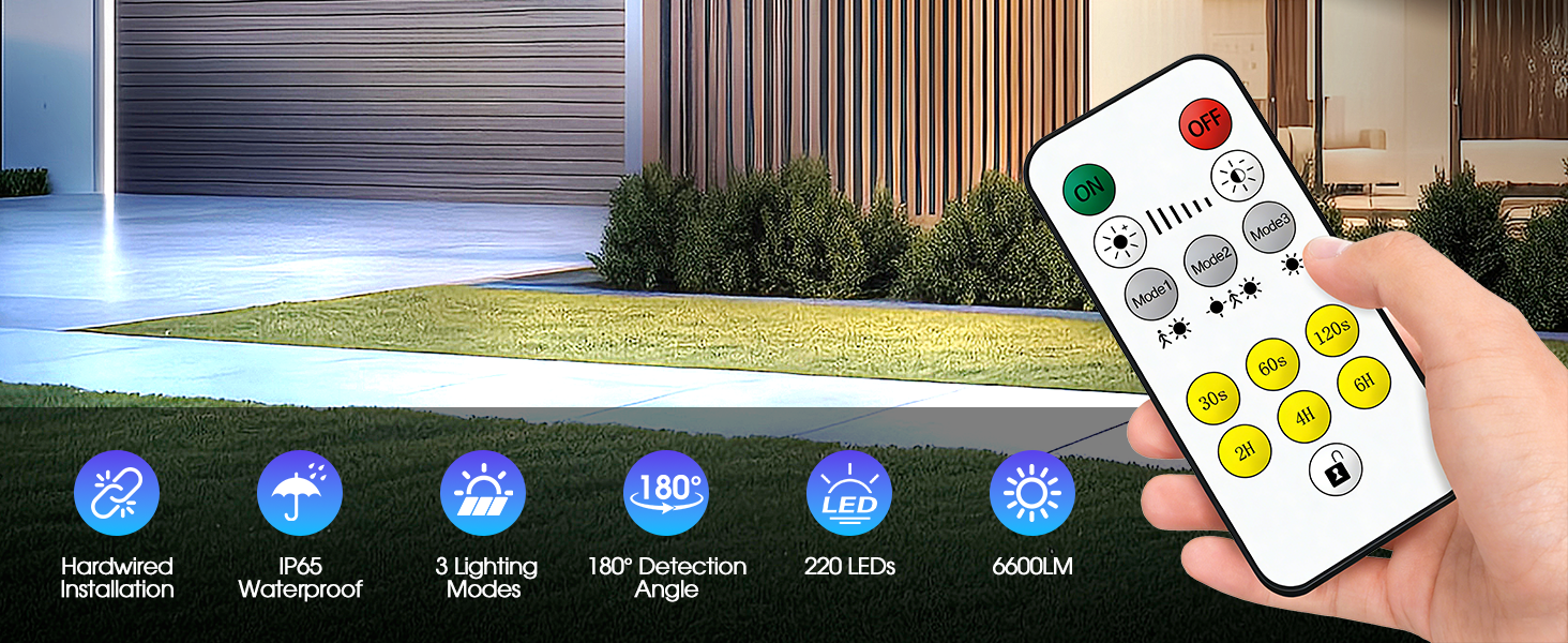 flood lights outdoor motion sensor