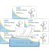 Winner Disposable Face Towel - 100% USA Cotton Face Towels, Unscented Facial Wash Cloth for Sensi...