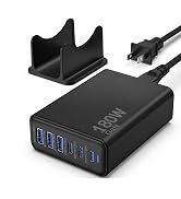 180W GaN 6 Port Type C Charging Station