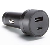 Mophie 42W Dual USB-C + USB-A Car Charger, Universal AUX Compatibility, LED Indicator, Fast Charg...