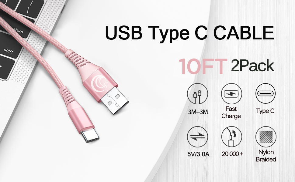 phone charger android fast charger samsung s23 charger 10ft usb c cable rapid charger android type c