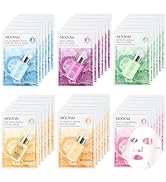 GUOYAOLIFU Face Mask Skincare Facial 36 Sheet Facial Spa Moisturizing Skincare Hydrate, Radiance ...