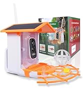 Bird Feeder with Camera,AI Identify Birds Species,Solar Powered,Auto Record Videos in Backyard,In...