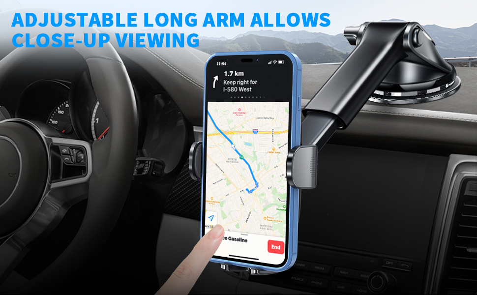 handsfree car dash phone holder