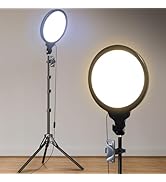 Ring Light Tripod for iPhone, 14" Selfie Ring Light with Tripod Stand and Phone Holder, Professio...