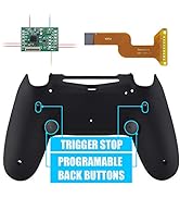 eXtremeRate Black Dawn 2.0 FlashShot Trigger Stop Remap Kit for PS4 CUH-ZCT2 Controller, Upgrade ...