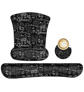 icolor Keyboard Wrist Rest Pad Mouse Pad Set,Ergonomic Mouse Pad for Laptop Computer,Wrist Suppor...