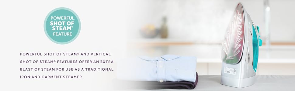 Powerful Shot of Steam Vertical Shot of Steam features offer an extra blast of steam.