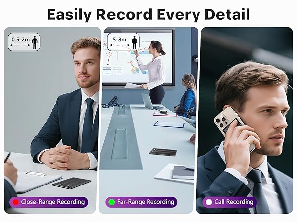 Three Recording Modes