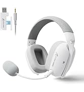 ATTACK SHARK L80PRO Wireless Gaming Headset Lightseed Tech- Built-in&Detachable Dual Microphone-L...