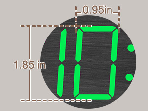 alarm clock large numbers