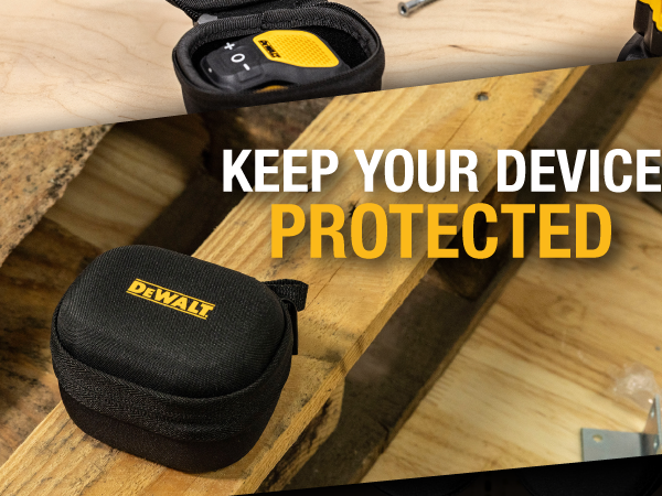 Durable headphone bag specially designed to fit DEWALT TWS Earbuds 