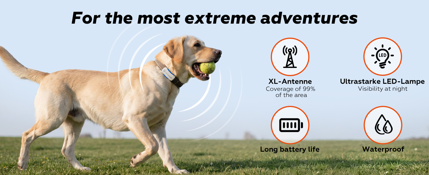 ADVENTURES TRACKER FOR DOG