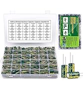 BEEYUIHF 925Pcs 36Values Aluminum Electrolytic Capacitor Assortment Kit Lowesr Capacitors Assorte...