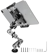 Porfortop Aluminum Heavy Duty Drill Base Tablet Holder Car Mount Dashboard, 14.2“ Long 360°3-Stag...