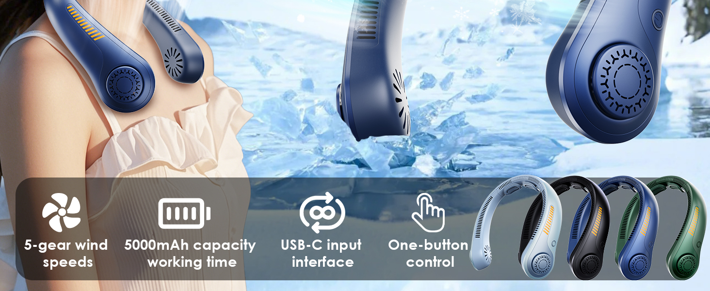 Neck Fan Rechargeable