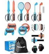 VOYEE 16 in 1 Switch 2 Sports Accessories Bundle with Carry Bag, for Switch 2 Games, Kids Gift Fa...