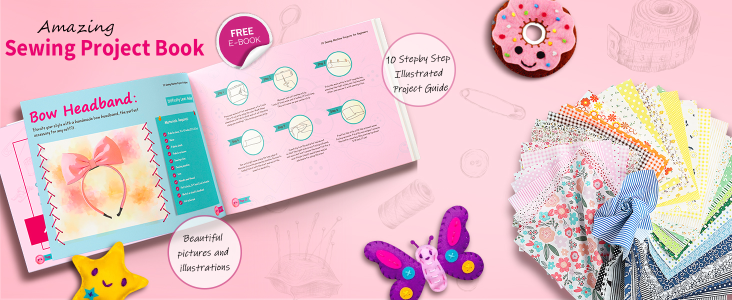 Sewing Project Book for easy Sewing Machine