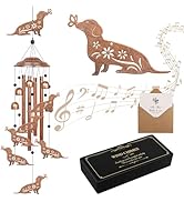 YHmall Dachshund Dog Wind Chimes for Outside, Dachshund Gifts for Women, Mom, Men, Friend, Grandm...