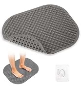 GEENOA Silicone Foot Massager Mat, Large Reflexology Mat for Feet Relaxation, Portable Foot Acupr...