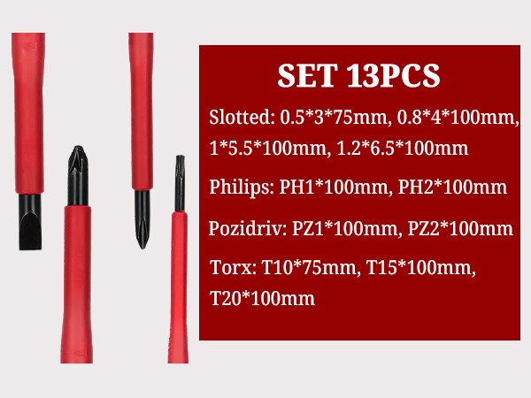 insulated screwdriver set