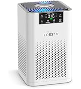FRESKO Small Air Purifier for Home, HEPA Air Purifiers for Pet Hair, Odors, Quiet Air Cleaner wit...