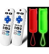 (Pack of 2) Replacement Remote Control for Roku TV with Soft Protective Silicone Cover, Universal...