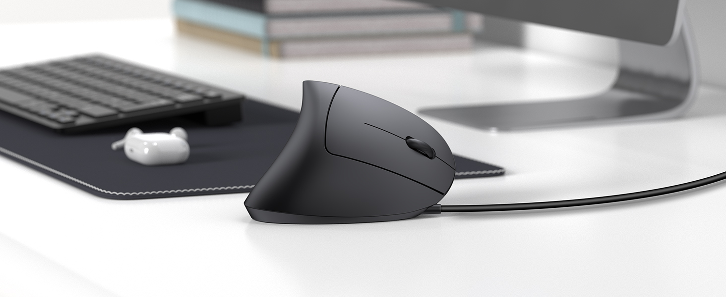 ergonomic wired mouse