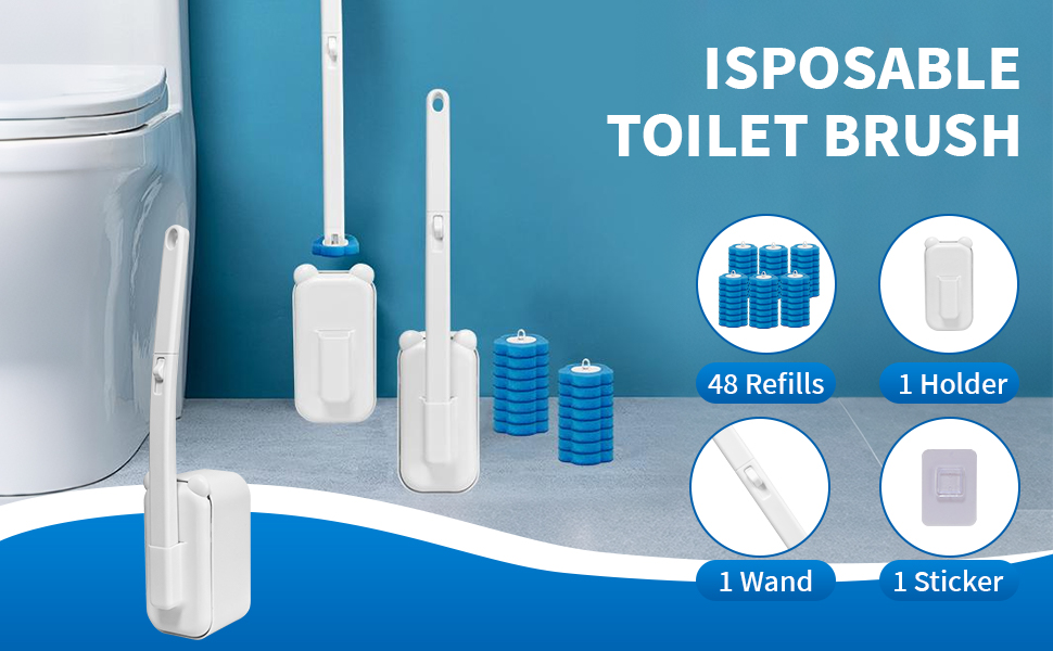 disposable toilet brush