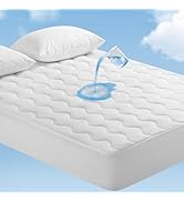Elegear King Cooling Mattress Pad for Hot Sleepers, Waterproof &amp; Cool-to-Touch Mattress Topper wi...