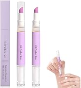 2-in-1 Cuticle Oil Pusher Pen, Ceramic Cuticle Remover Pen for Nails, Nail Care Buffer Pens for H...