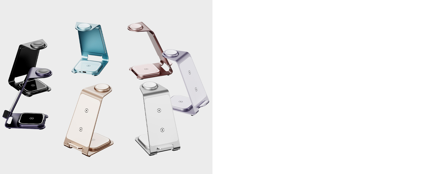 3 in 1 wireless charging station