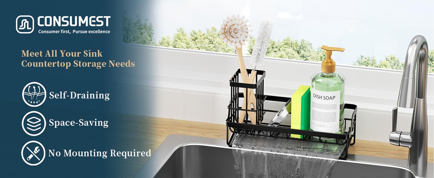 sponge holder for kitchen sink
