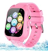 BEIARA Waterproof Kids Smart Watch for 3-12 Years Old Boys Girls Toys with 26 Game Video Camera P...