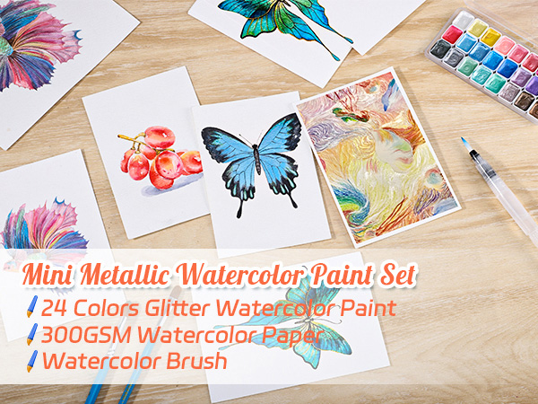 Watercolor Paint Set