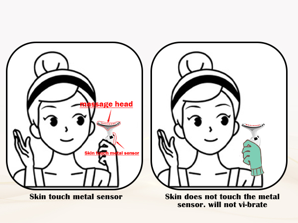 Skin need touch metal sensor