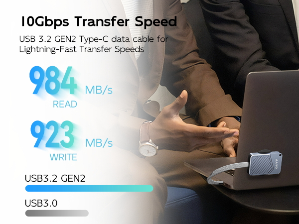 Magnetic 10Gbps NVMe enclosure for 2230 2242 SSD