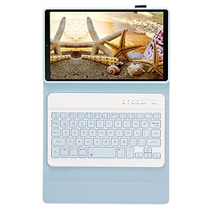 Lrufodya Keyboard Case for Samsung Galaxy Tab A7 Lite 8.7" 2021, Candy 006