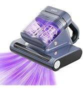 Candy Mattress Vacuum Cleaner, 16Kpa Bed Vacuum Cleaner with UV-C Light, 140°F Heat, 4 Level HEPA...