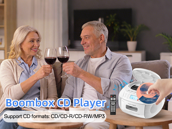 CD and Cassette Player