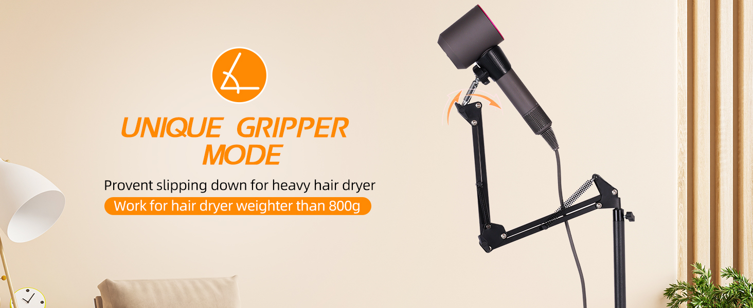 hands free hair dryer stand