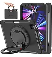 BATYUE Case for iPad Air 11-inch M3 (2025)/M2 (2024), iPad Air 5th/4th 10.9-inch (2022/2020), iPa...