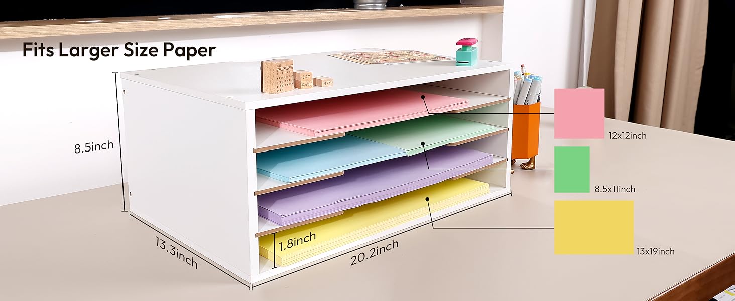 scrapbook paper storage