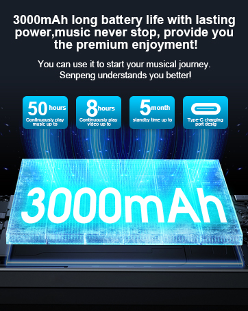 Senpeng Mp3 player with long battery life