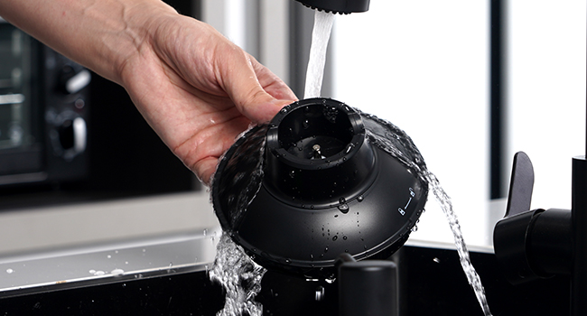 Wash Part of the Plastic Attachments with Hands