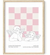 Haus and Hues Pink Wall Art, Pink Framed Wall Art, Danish Pastel Décor, Pastel Pink Room Decor, D...