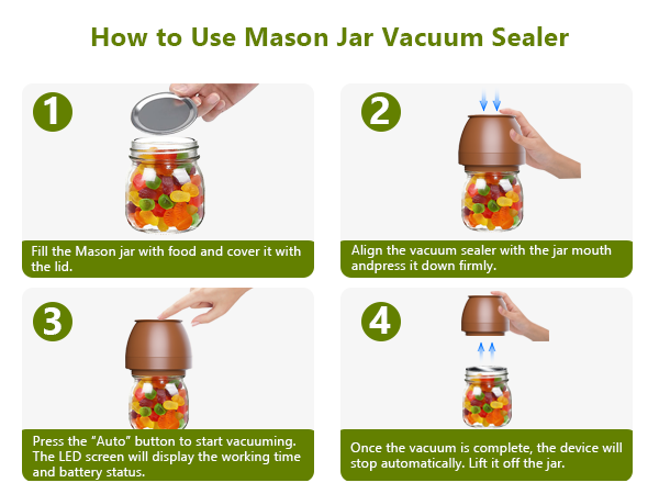 Mason Jar Vacuum Sealer