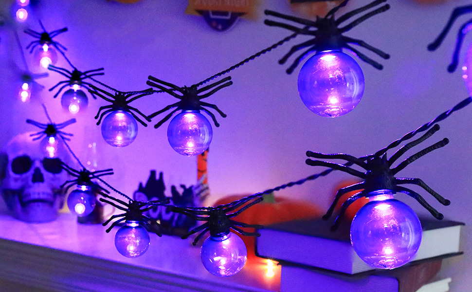 spider string lights